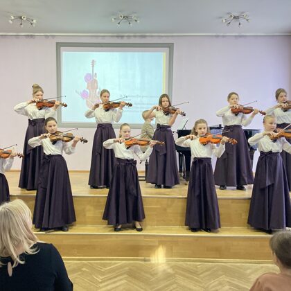 Vijoles un akordeona spēles audzēkņu koncerts 24.03.2023.